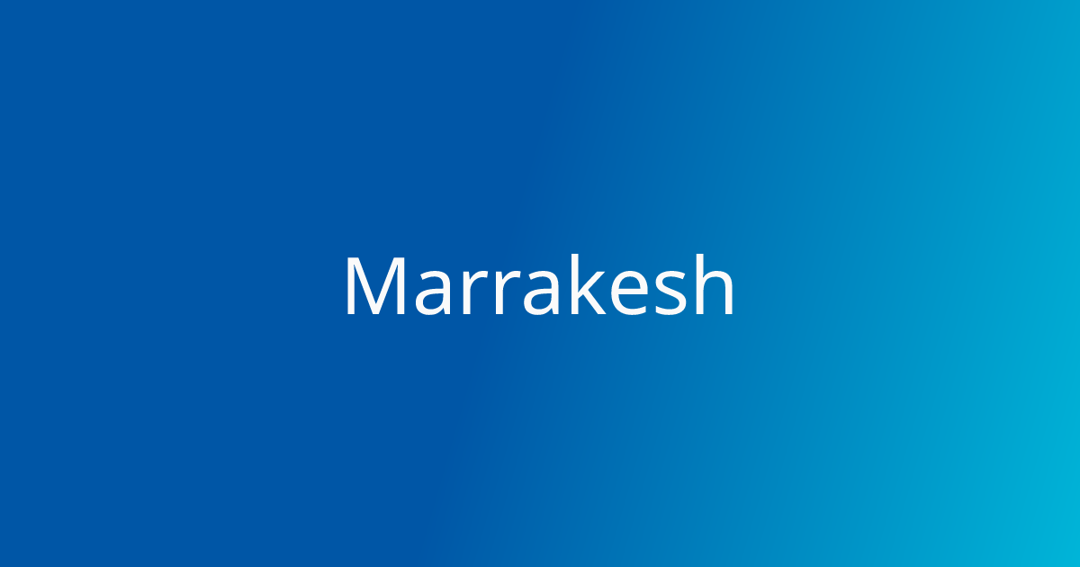 Marrakesh