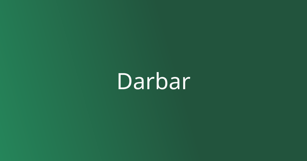 Darbar