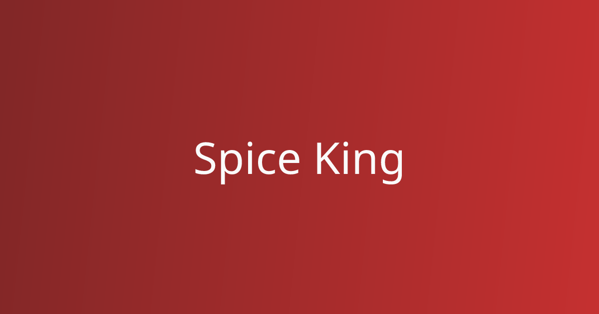Spice King