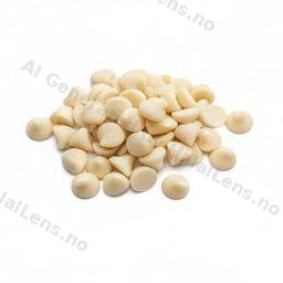 hvide chokolade chips