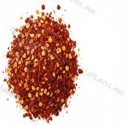 poivron rouge écrasé biologique
