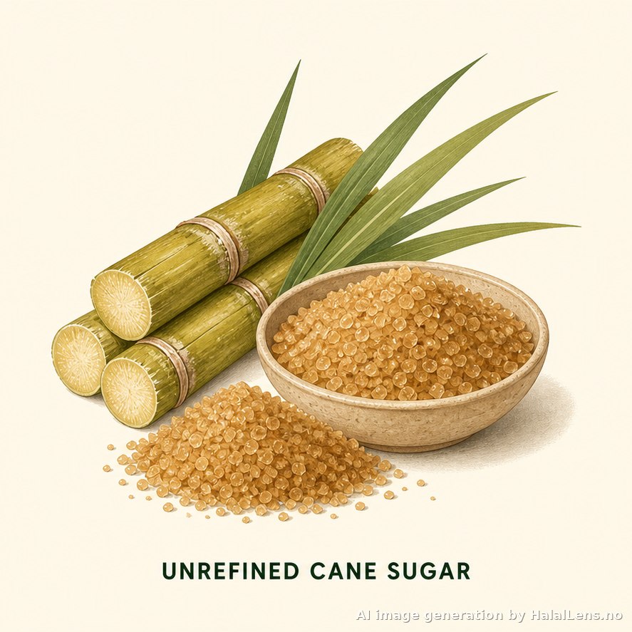 unrefined cane sugar