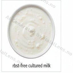 حليب مثقف خالي من RBST