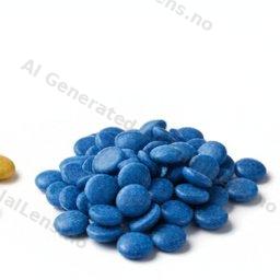 milk chocolate blue gems