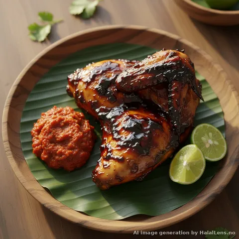 Grilled Chicken with Sambal (Ayam Bakar-Style)