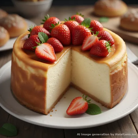 Halal Cheesecake — New York Style Without Gelatin