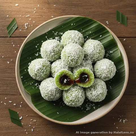 Ondeh-Ondeh (Klepon): Palm Sugar Rice Balls with Coconut