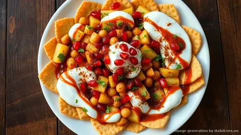 Papri Chaat — Crispy Wafer Chaat with Yogurt and Chutneys
