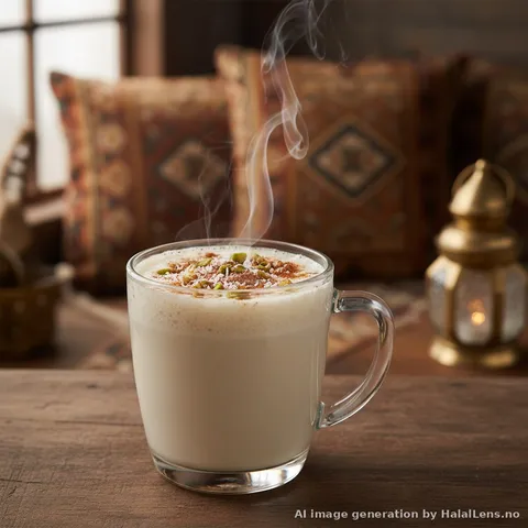 Sahlab Recipe — Warm Middle Eastern Orchid Milk with Cinnamon and Nuts