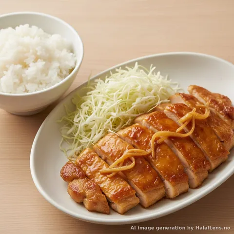 Shogayaki (Japanese Ginger Chicken) - Halal Recipe